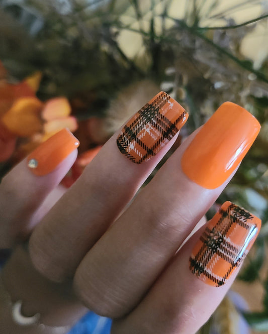 Orange Plaid