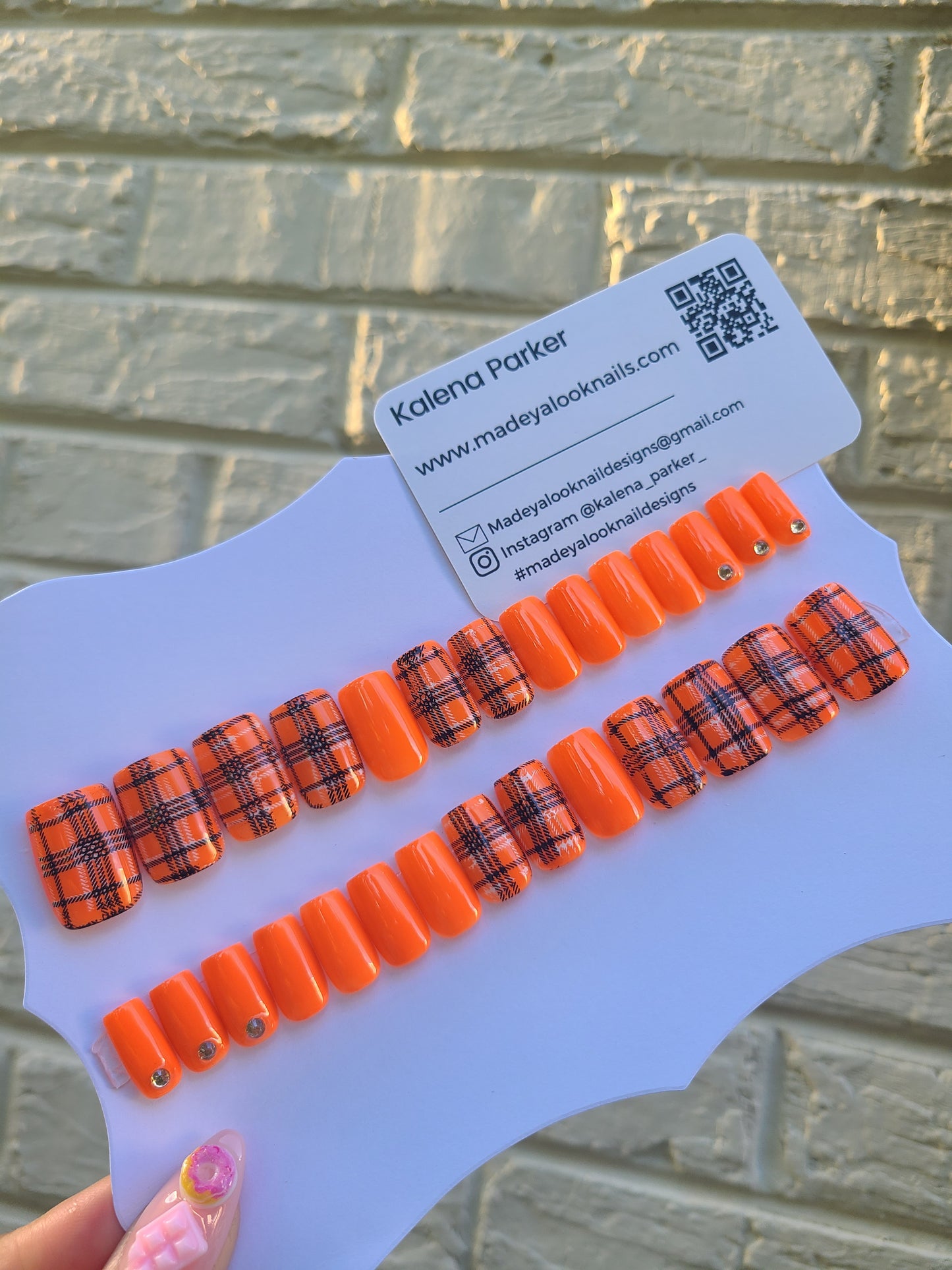 Orange Plaid