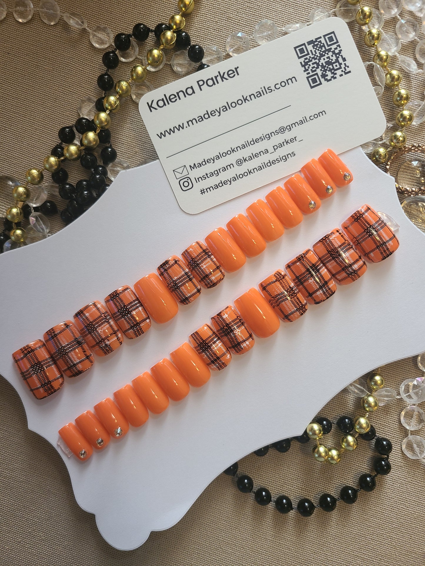Orange Plaid