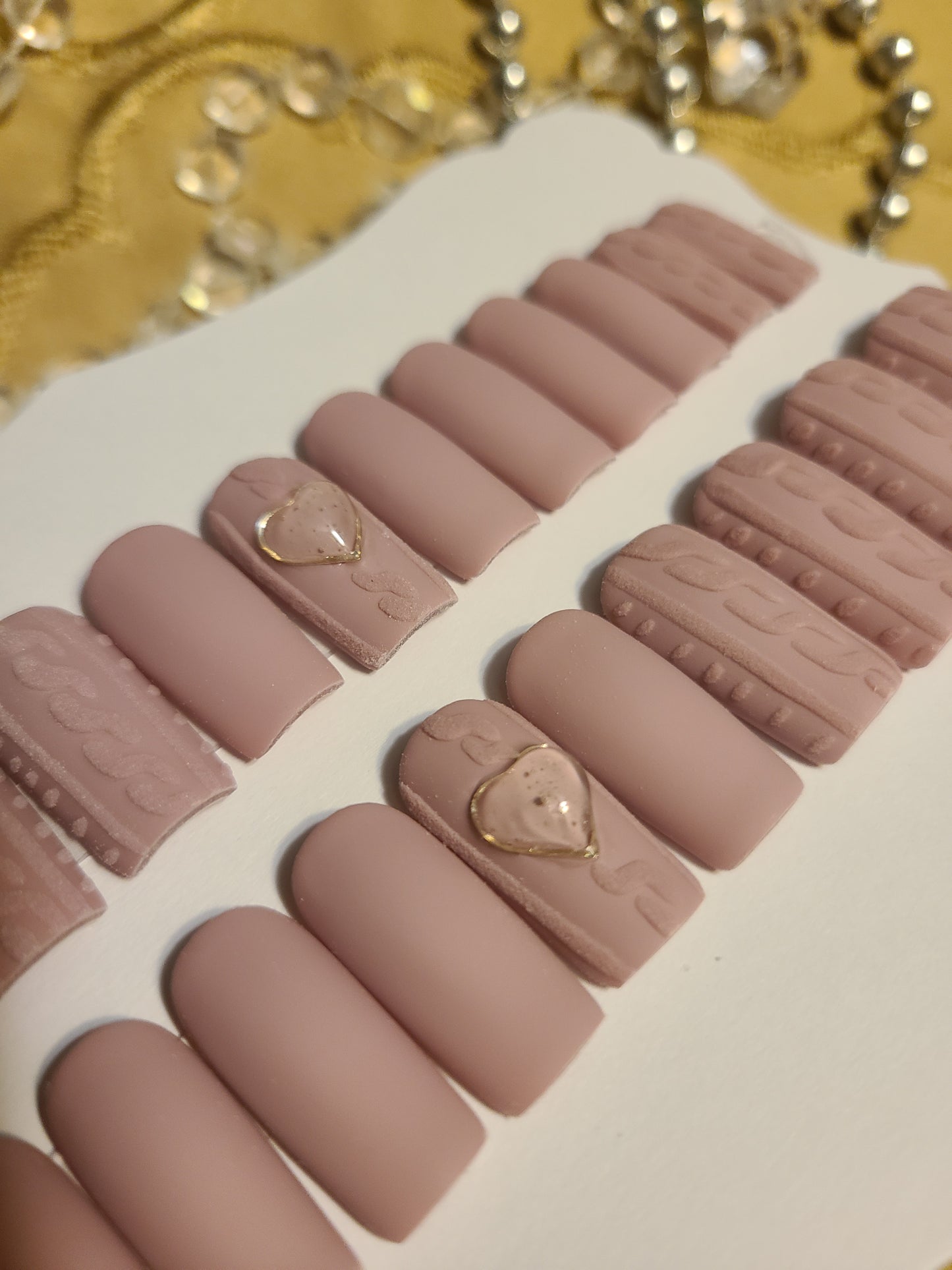 Puffy Heart Sweater Print