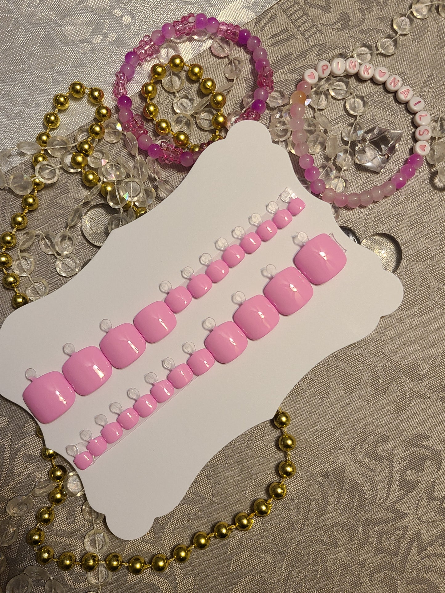 Bubblegum Toe Nail Set