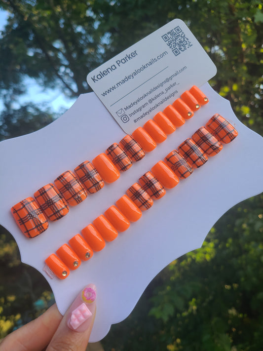 Orange Plaid