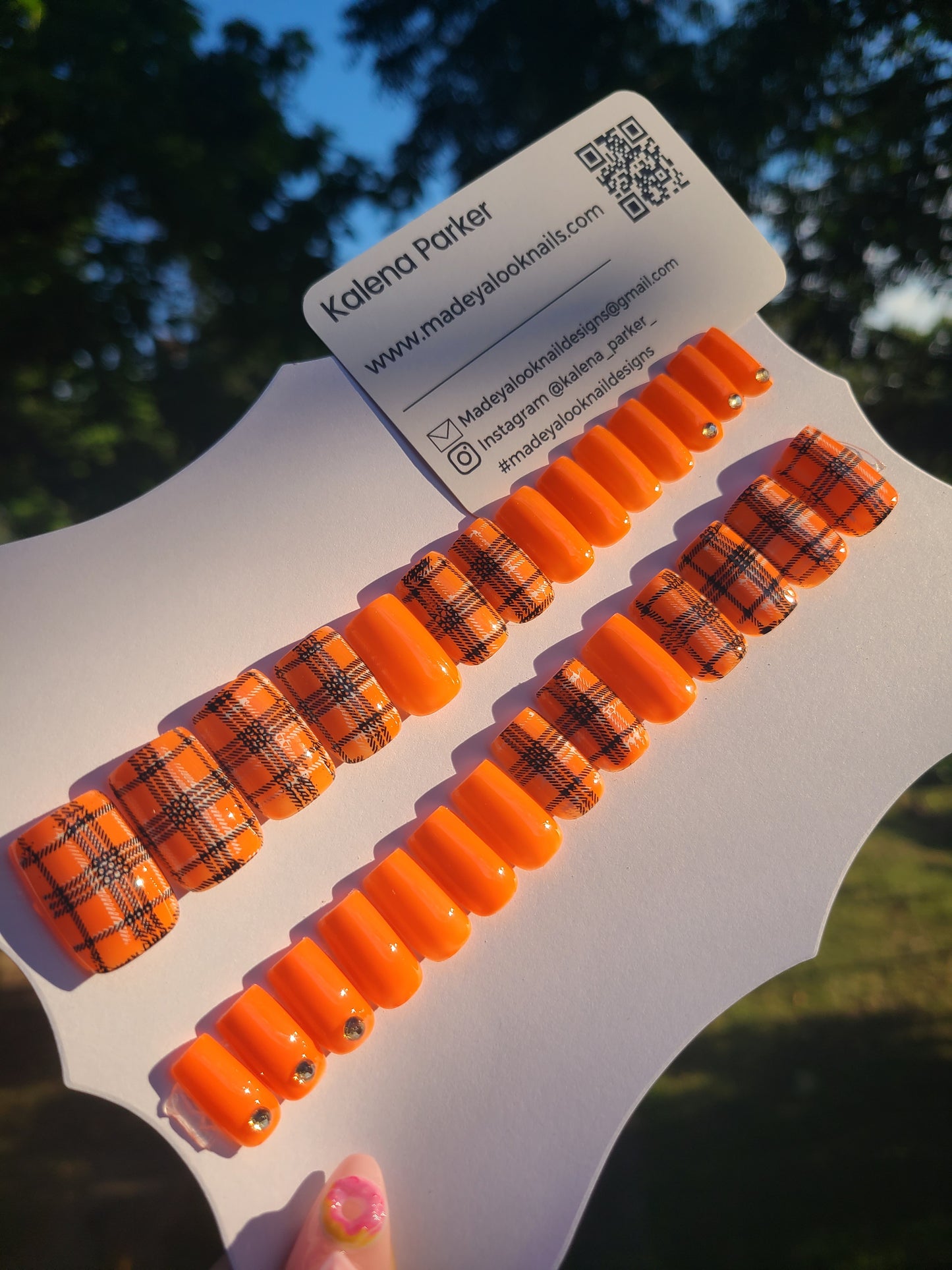 Orange Plaid