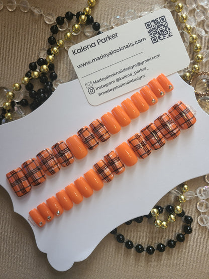 Orange Plaid