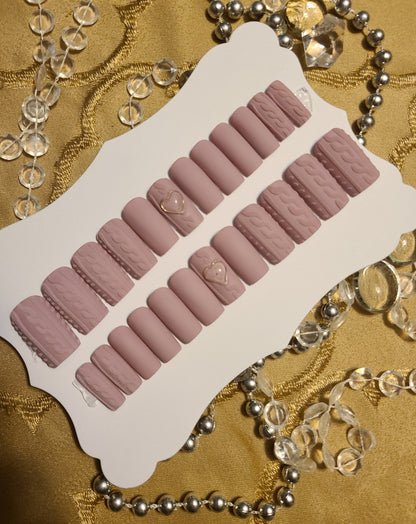 Puffy Heart Sweater Print