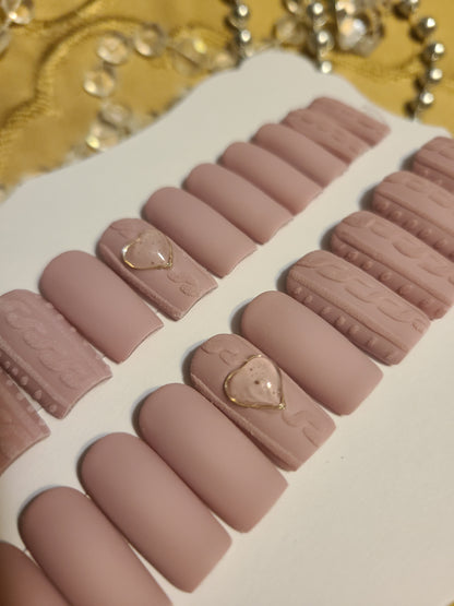 Puffy Heart Sweater Print