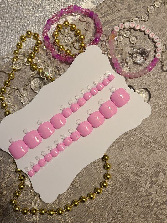 Bubblegum Toe Nail Set
