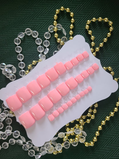Baby Pink Toe Nail set