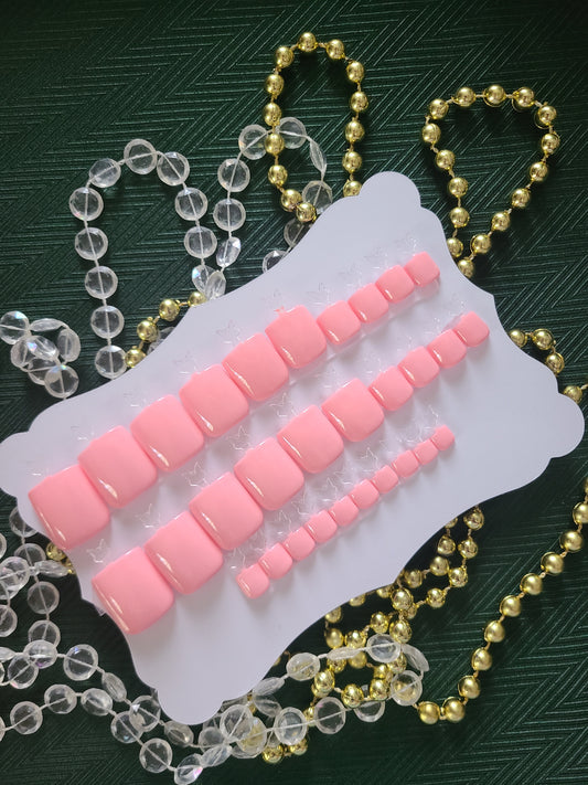 Baby Pink Toe Nail set