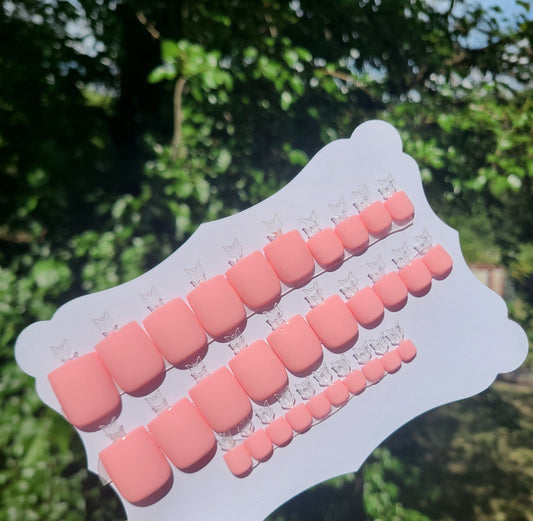 Baby Pink Toe Nail set
